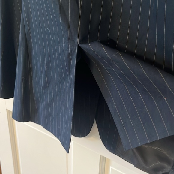 Classic Black Pinstripe Men's Blazer by Banana Republic - Picture 6 of 7